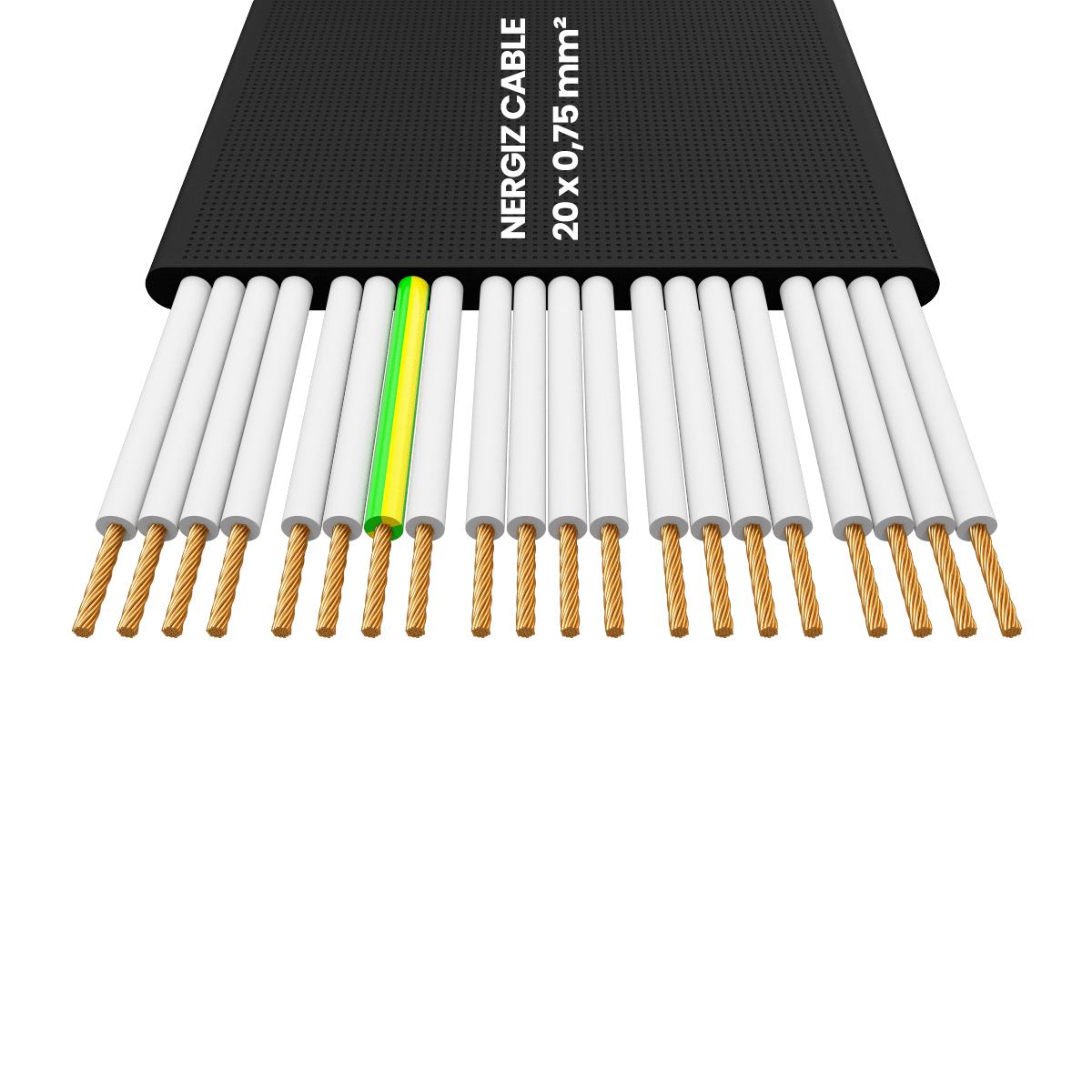 LookH05VVH6-F 20x0.75 mm² Flat Flexible CableFlat Cable